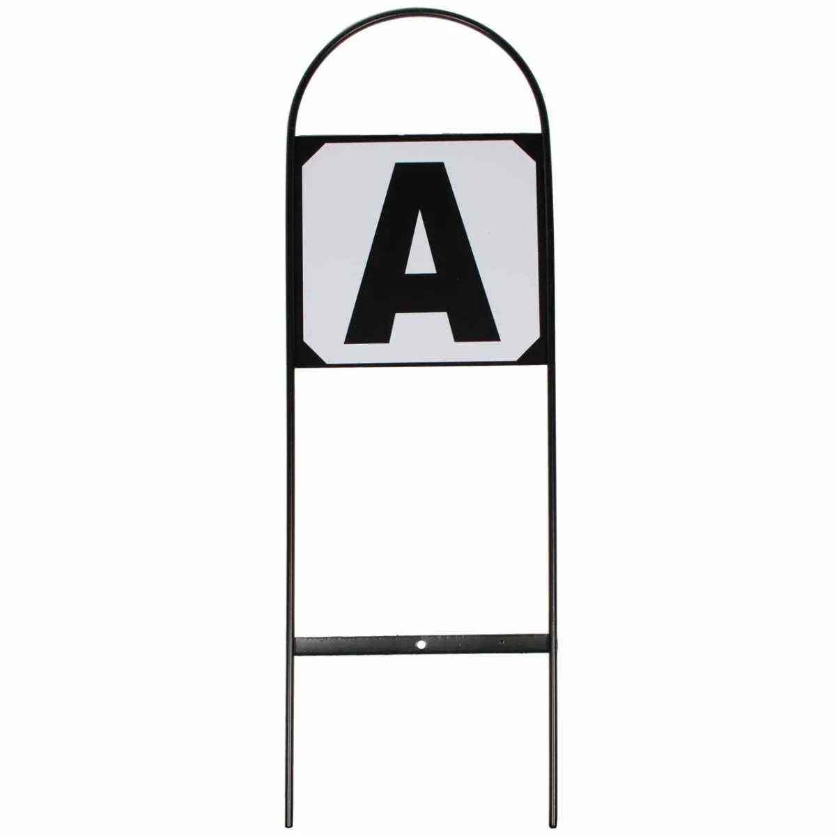 Manege letters on foot