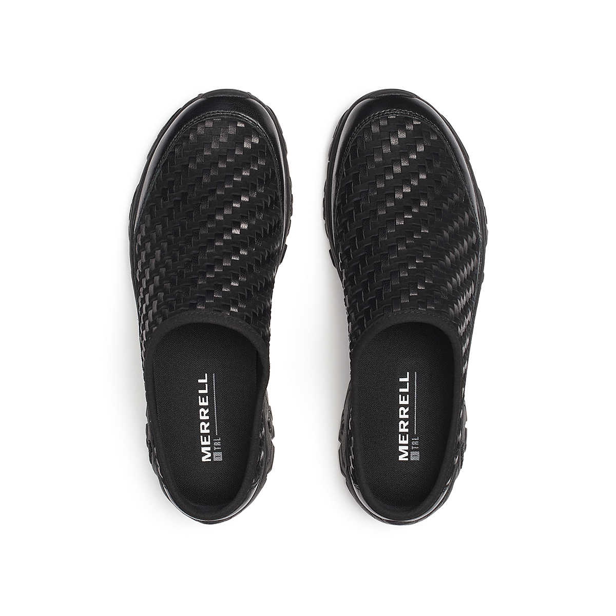 Moab 2 Slide Leather Woven 1TRL
