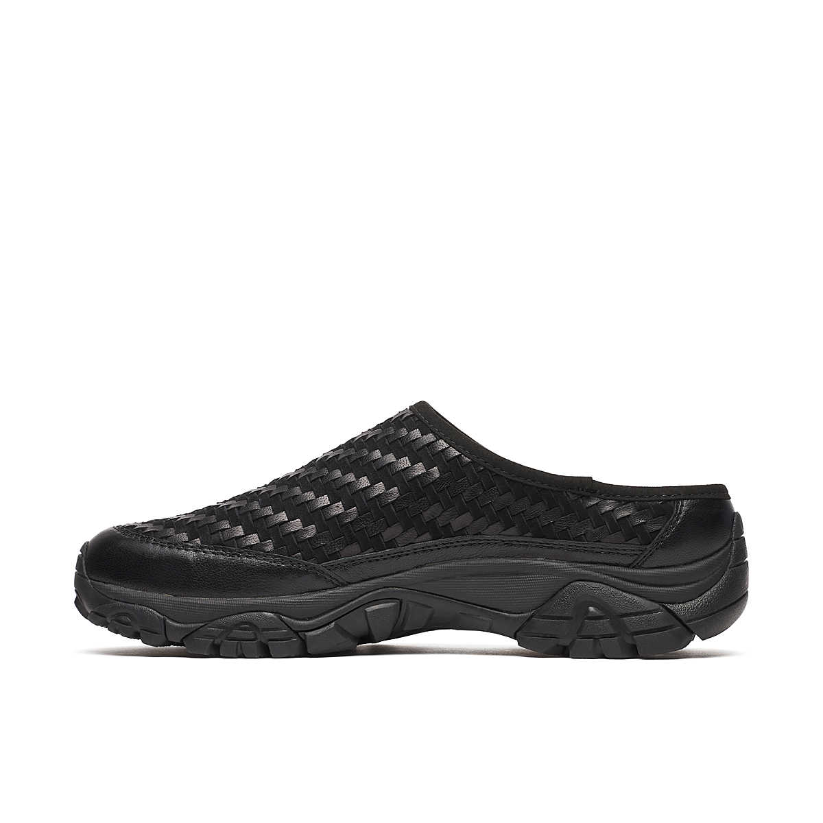 Moab 2 Slide Leather Woven 1TRL