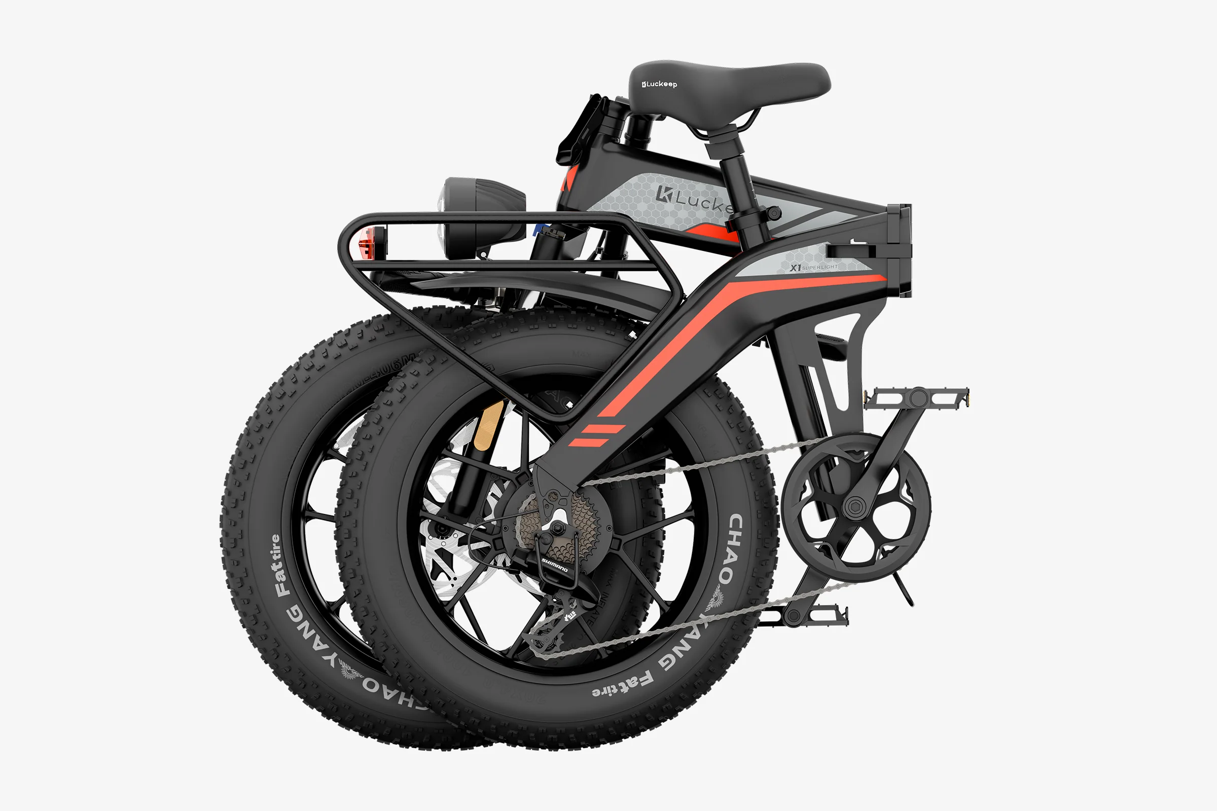 Luckeep X1 Folding eBike｜48V15Ah Battery｜Long Range｜Off-Road｜Compact & Foldable