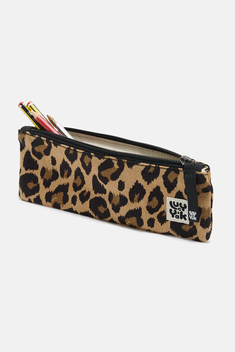 Pierra - Pencil Case Pouch in Leopard Print