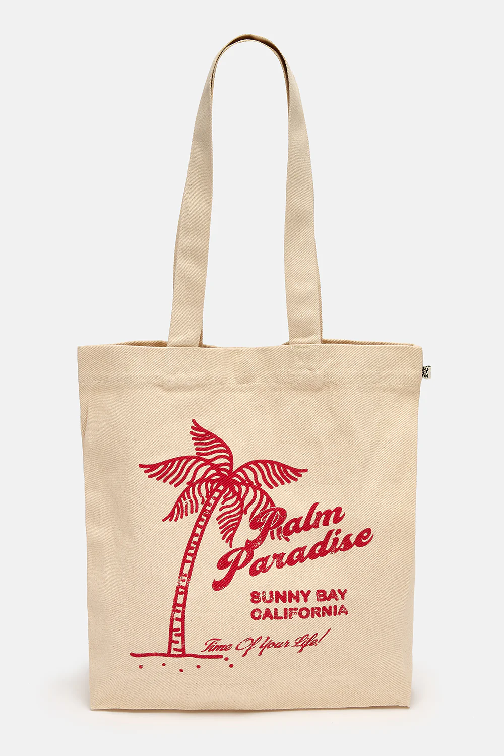Felix - Cotton Tote Bag with Palm Paradise Print