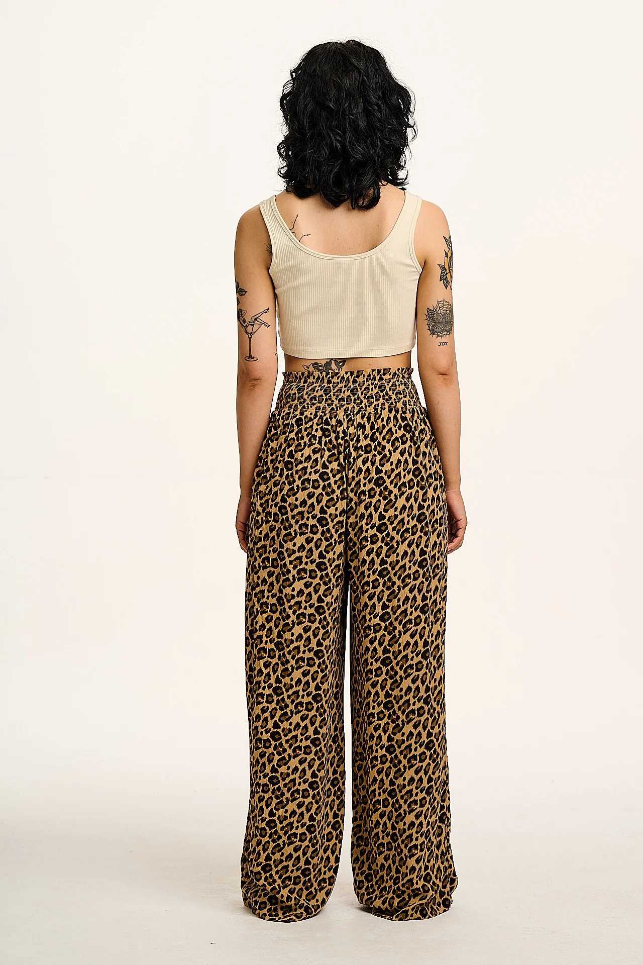Jody - Trousers in Leopard Print
