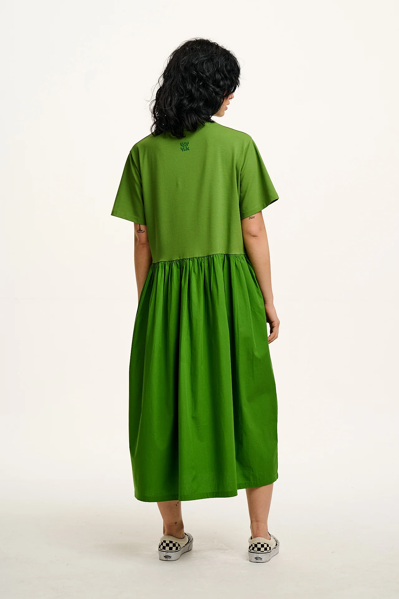 Georgia - Midi Dress in Green