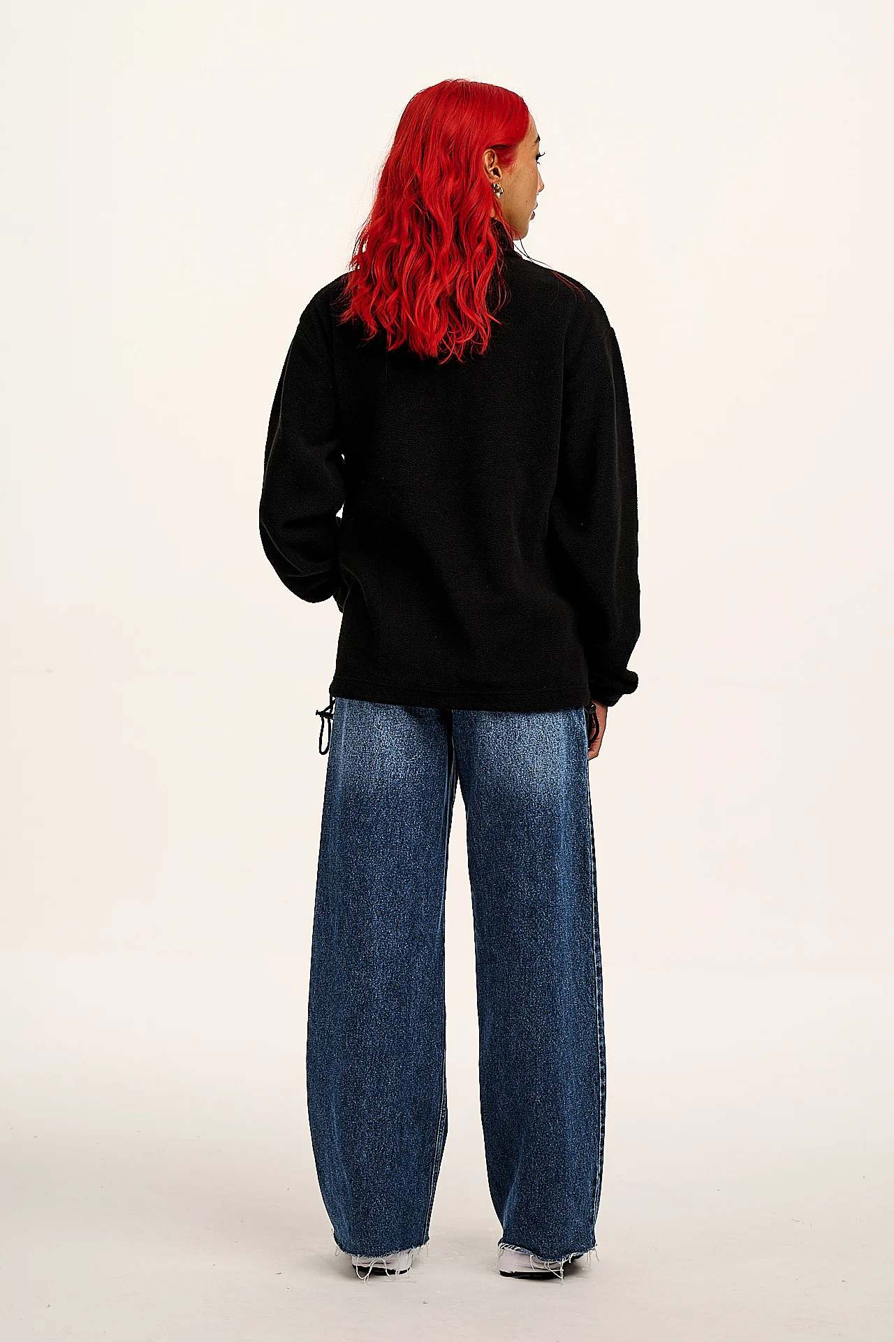 Nicks - Full Zip Polar Fleece in Black