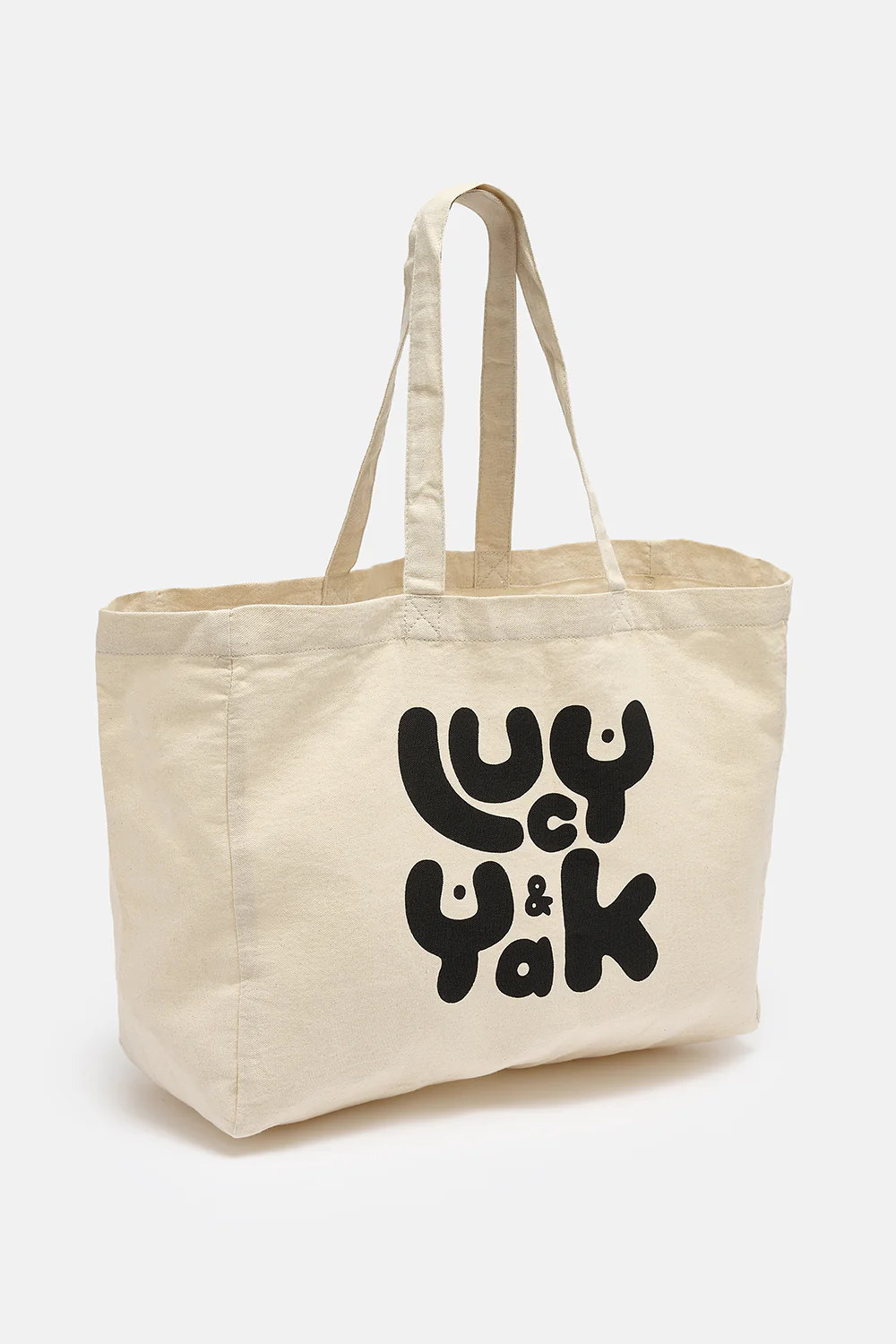 Large Tote Bag in Ecru