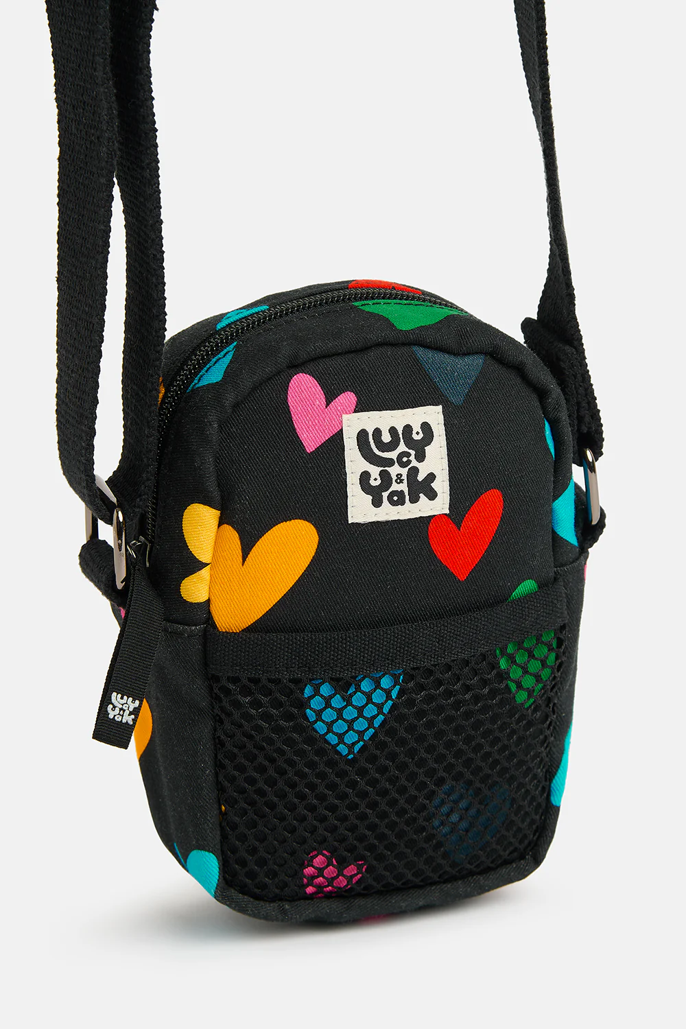 Brady - Crossbody Bag in Multi Cupid Print