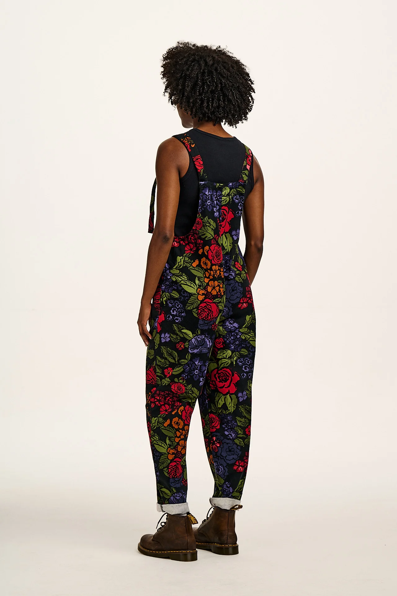 Original - Cotton Dungarees in Maria Print