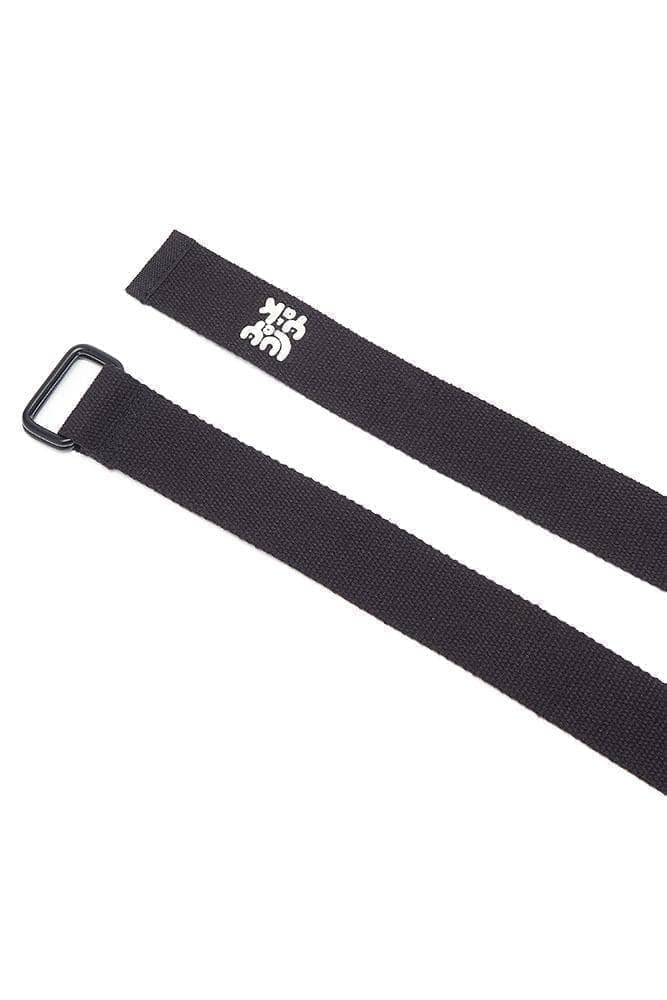 Flynn - D-Ring Cotton Webbing Belt in Black