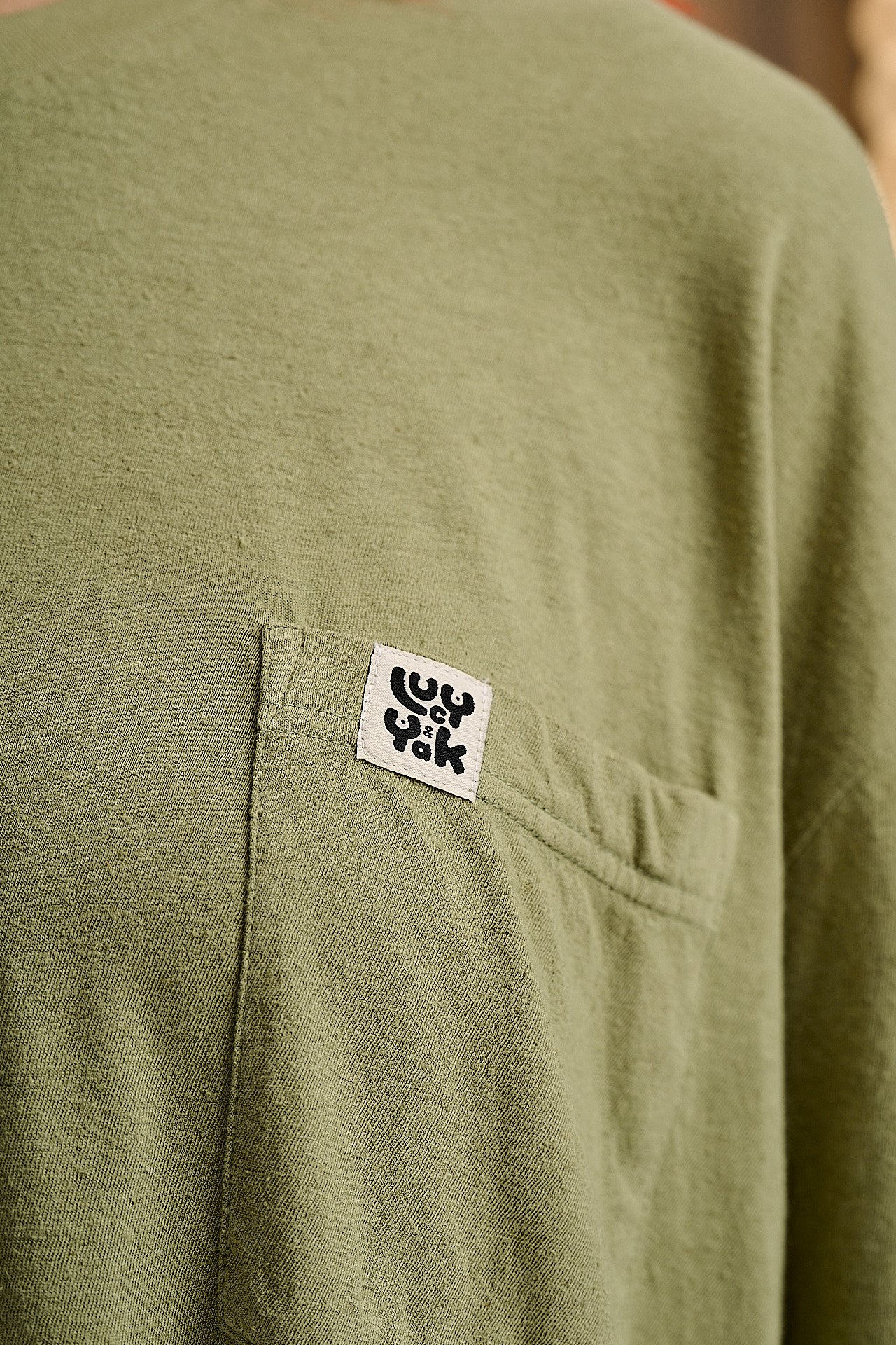 Toulon - Short Sleeve Pocket Tee in Sage Green