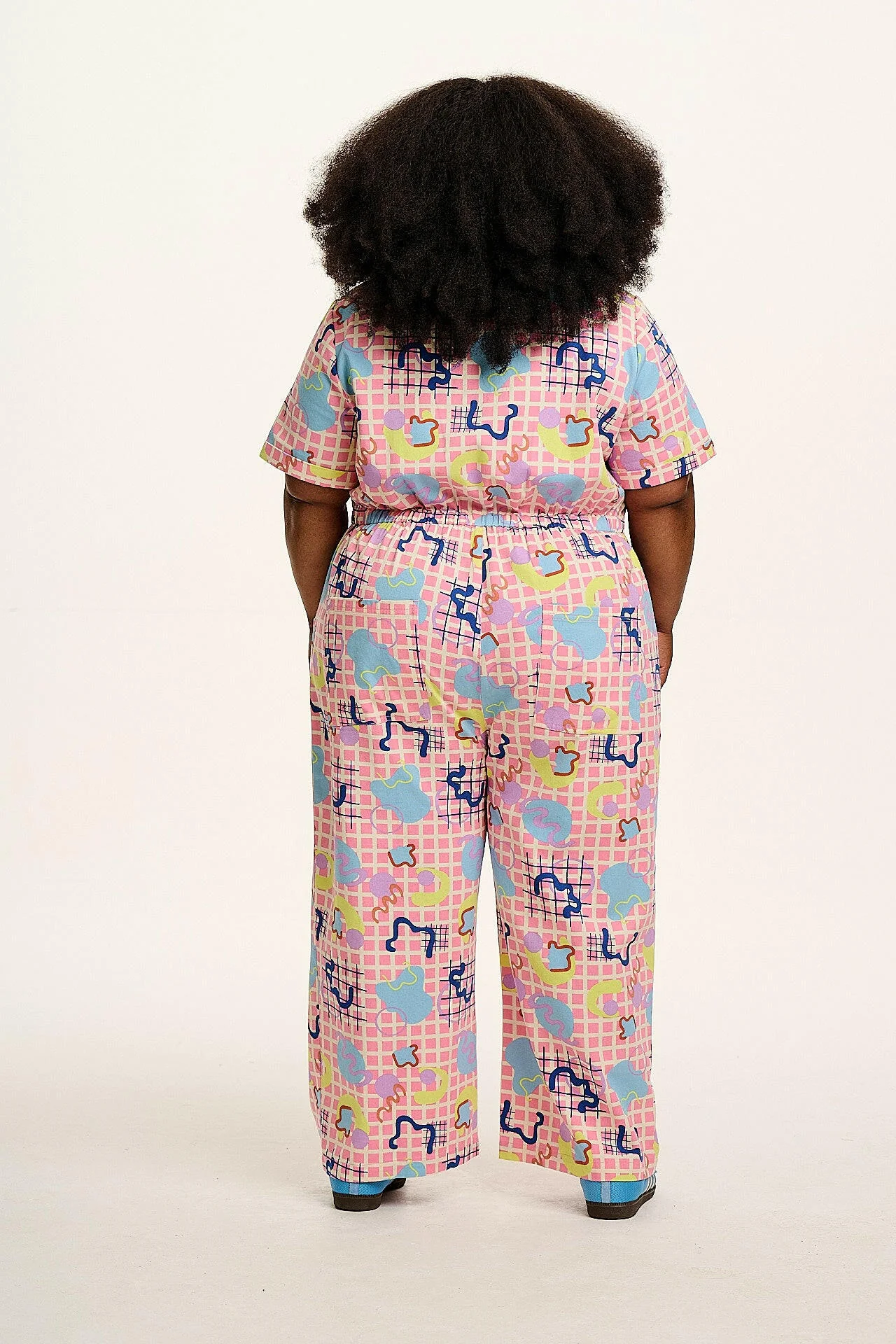 Ragan - Cotton Jumpsuit in Zachary Print