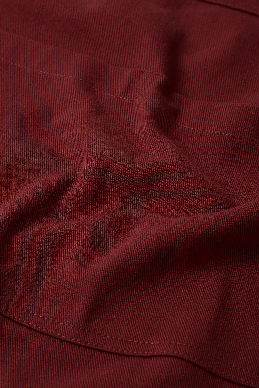 Ada - Heavyweight Cotton Apron in Maroon