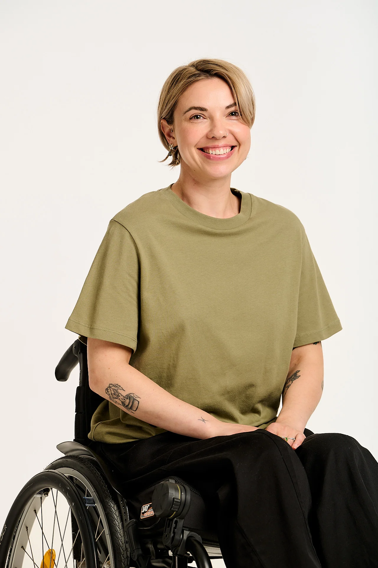 Denver - Cotton Tee in Khaki