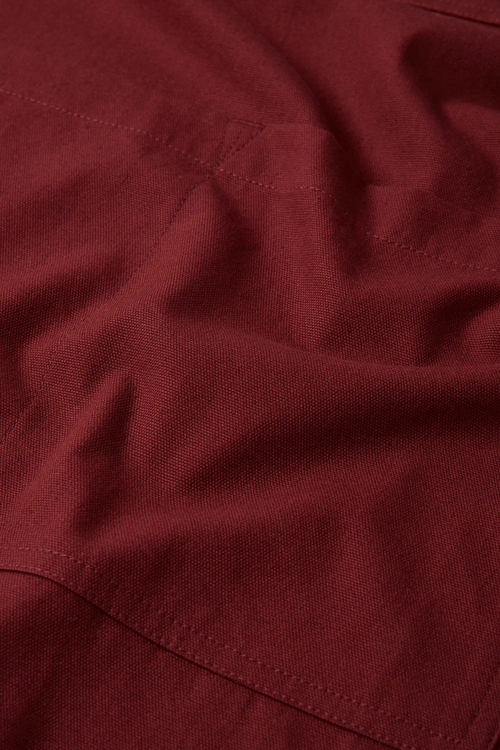 Ada - Midweight Cotton Apron in Maroon