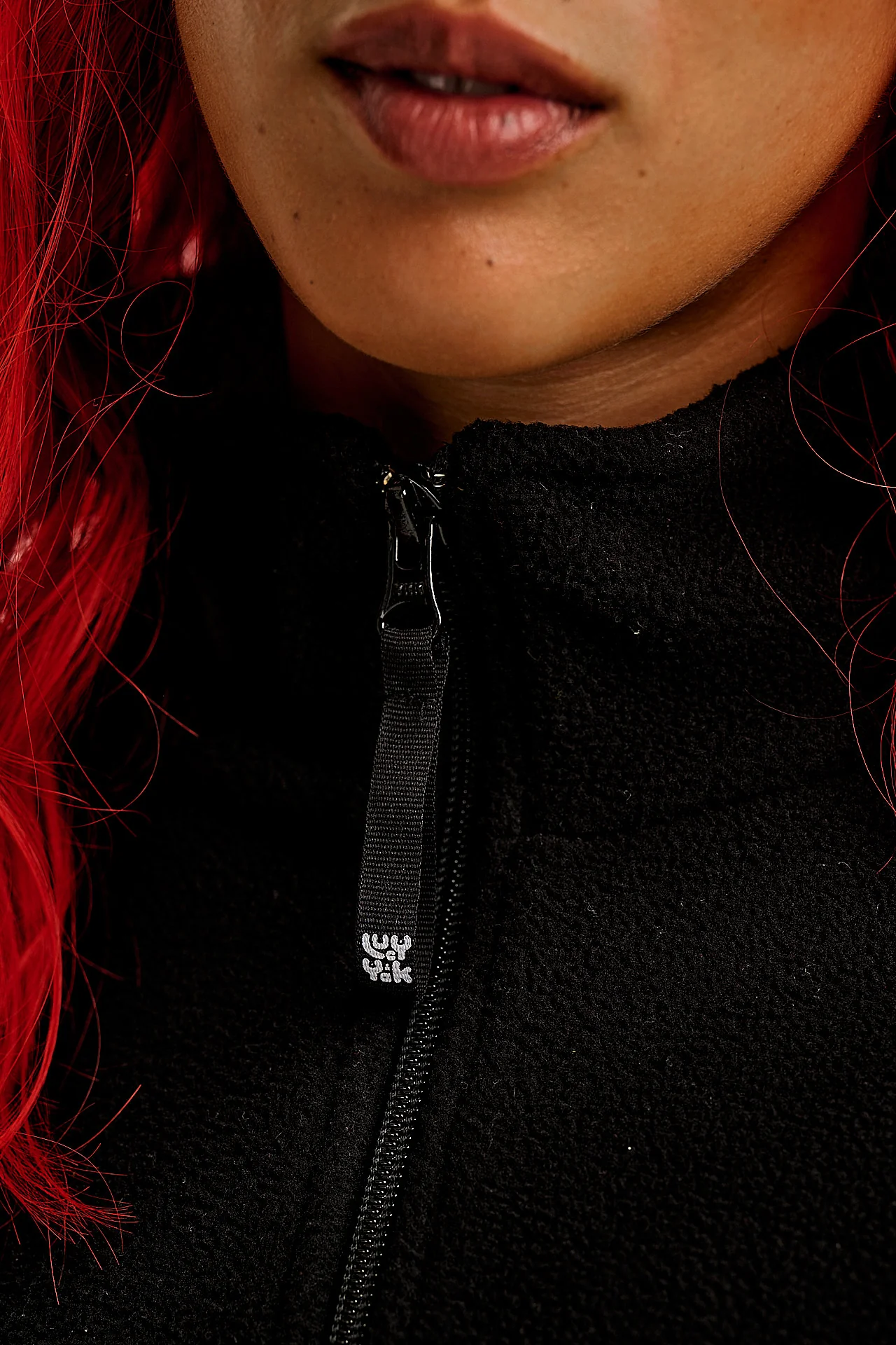 Nicks - Full Zip Polar Fleece in Black