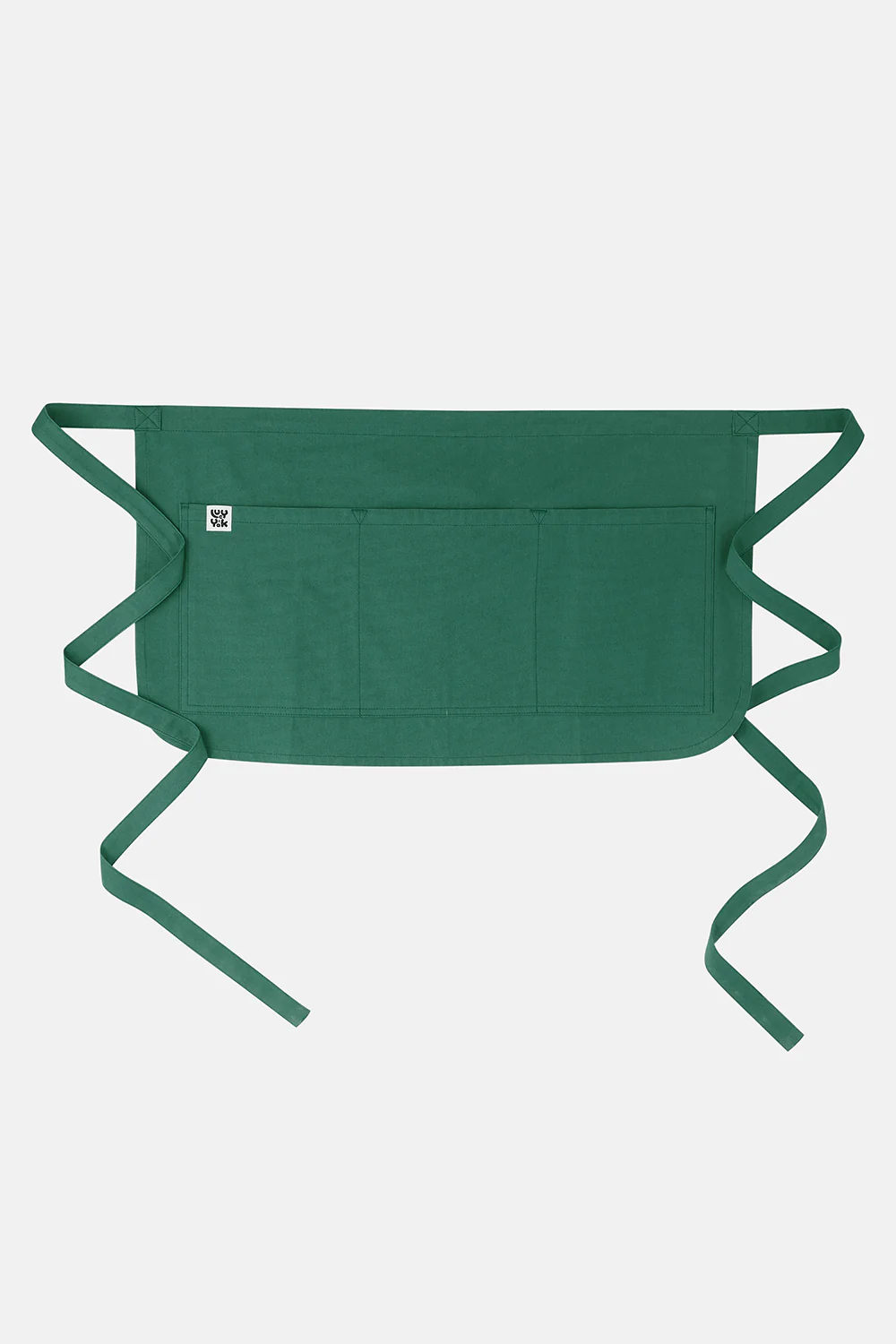 Millau - Midweight Cotton Waist Apron in Posy Green