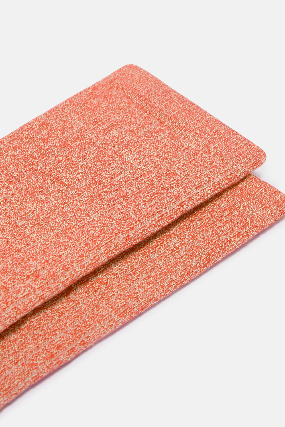 Sienna - Thick Cotton socks in Aurora Red Marl