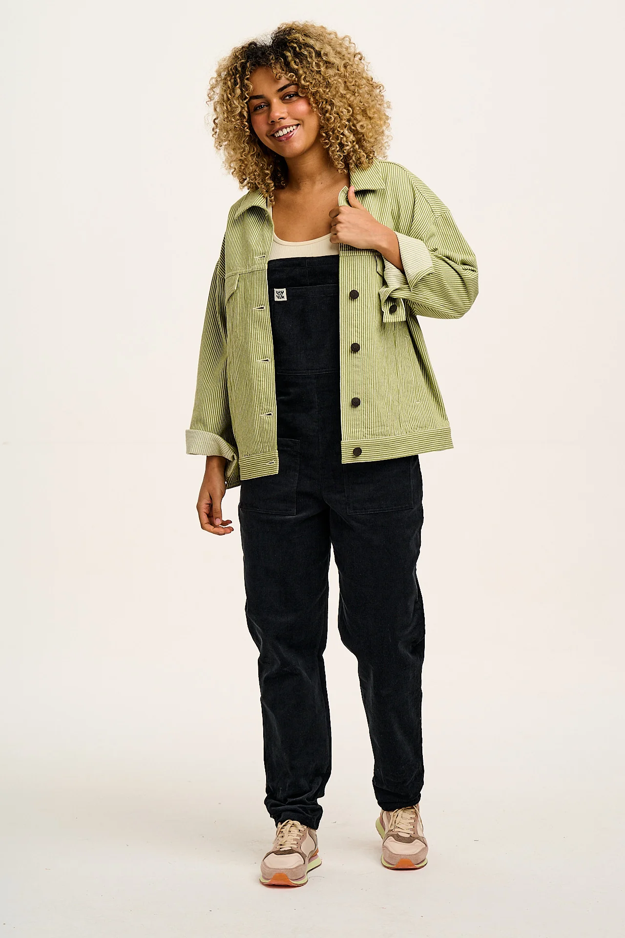 Original - Corduroy Dungarees in Black