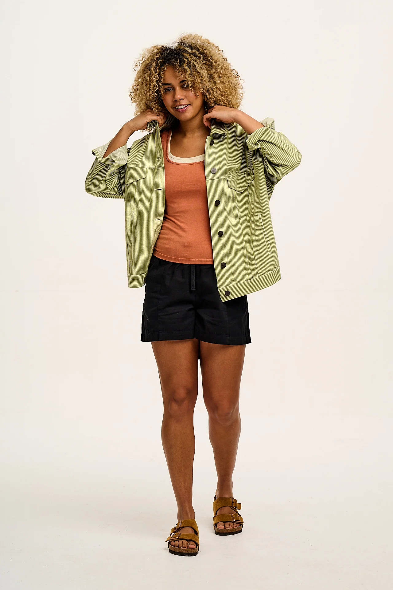 Charlie - Cotton Shorts in Black