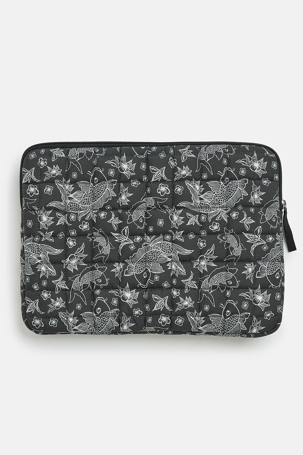 Emelien - 13 Laptop Case in Black Koi Print