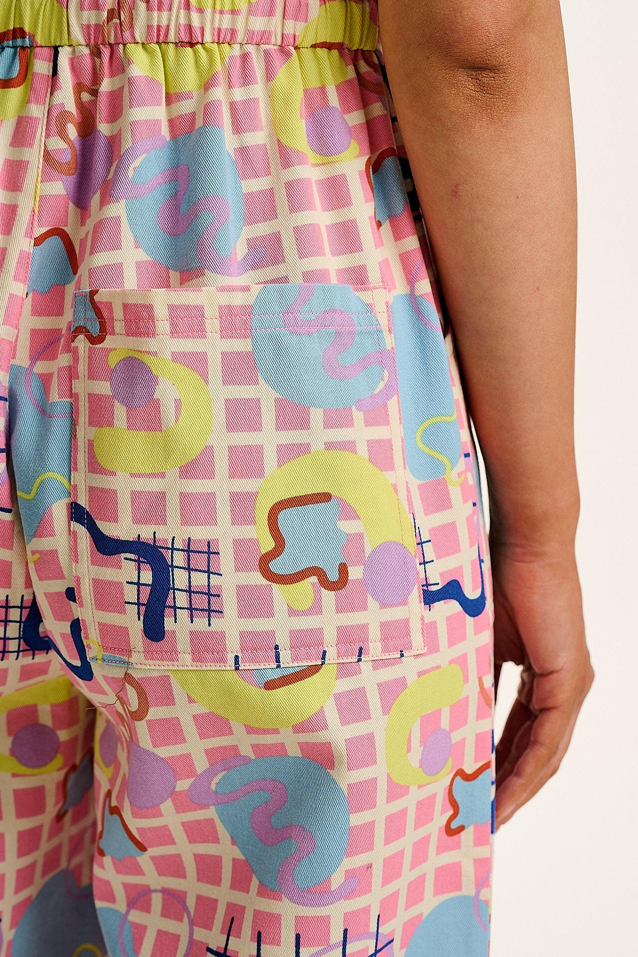 Ragan - Cotton Jumpsuit in Zachary Print