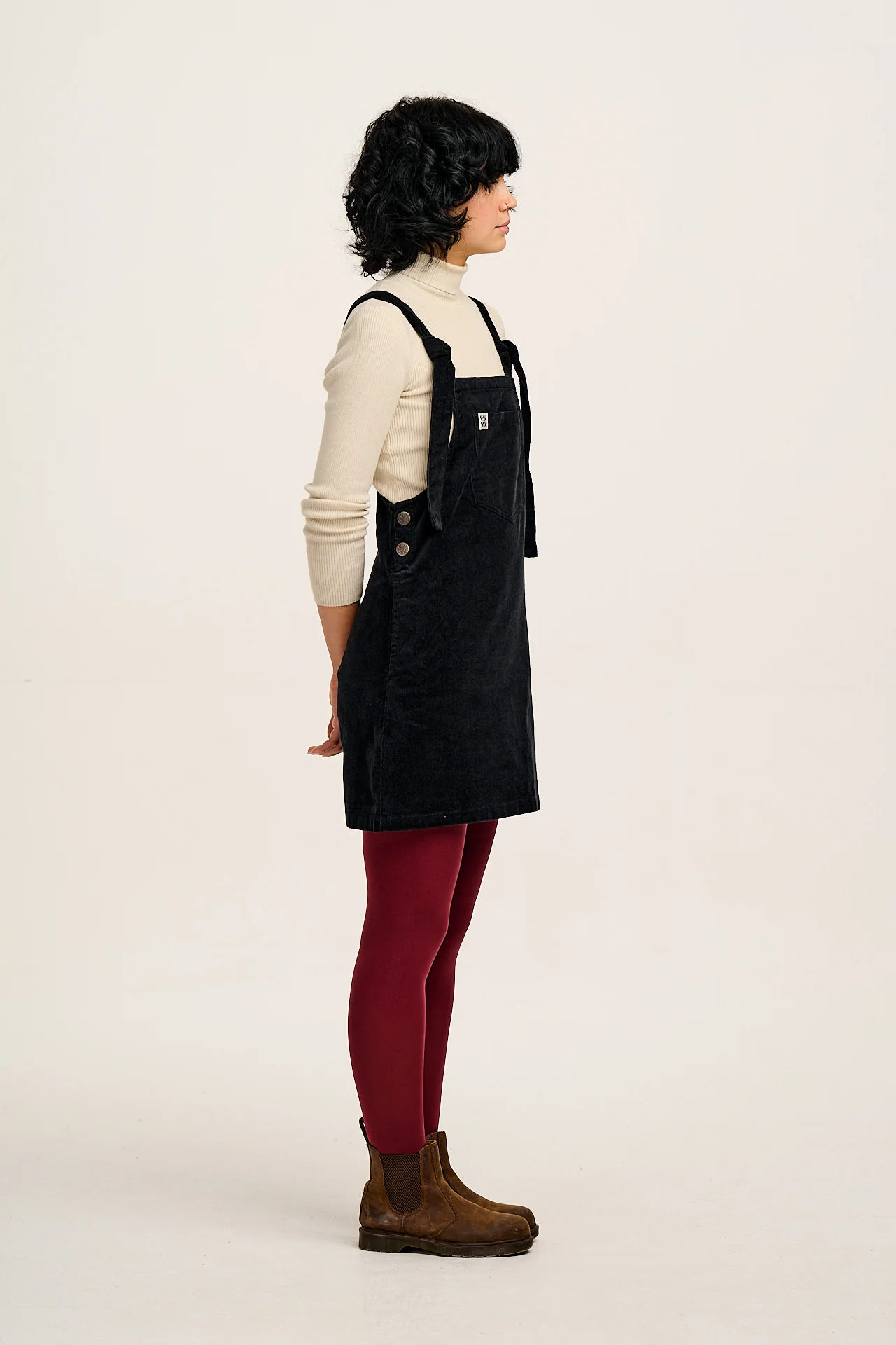 Mini Pini - Corduroy Dress in Black