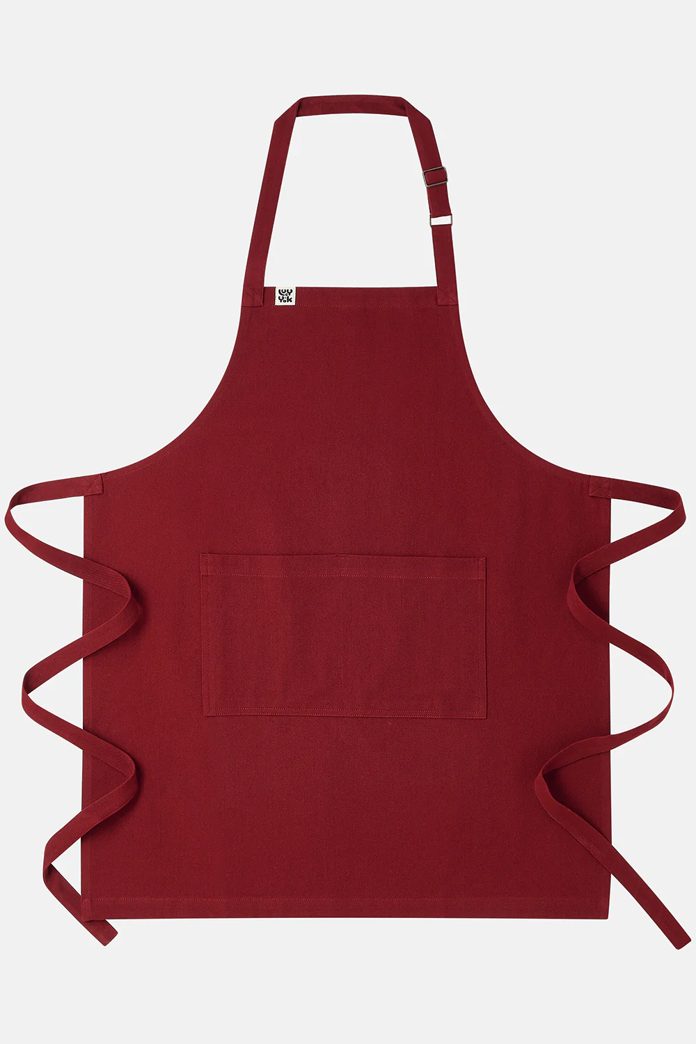 Amaia - Heavyweight Cotton Apron in Maroon