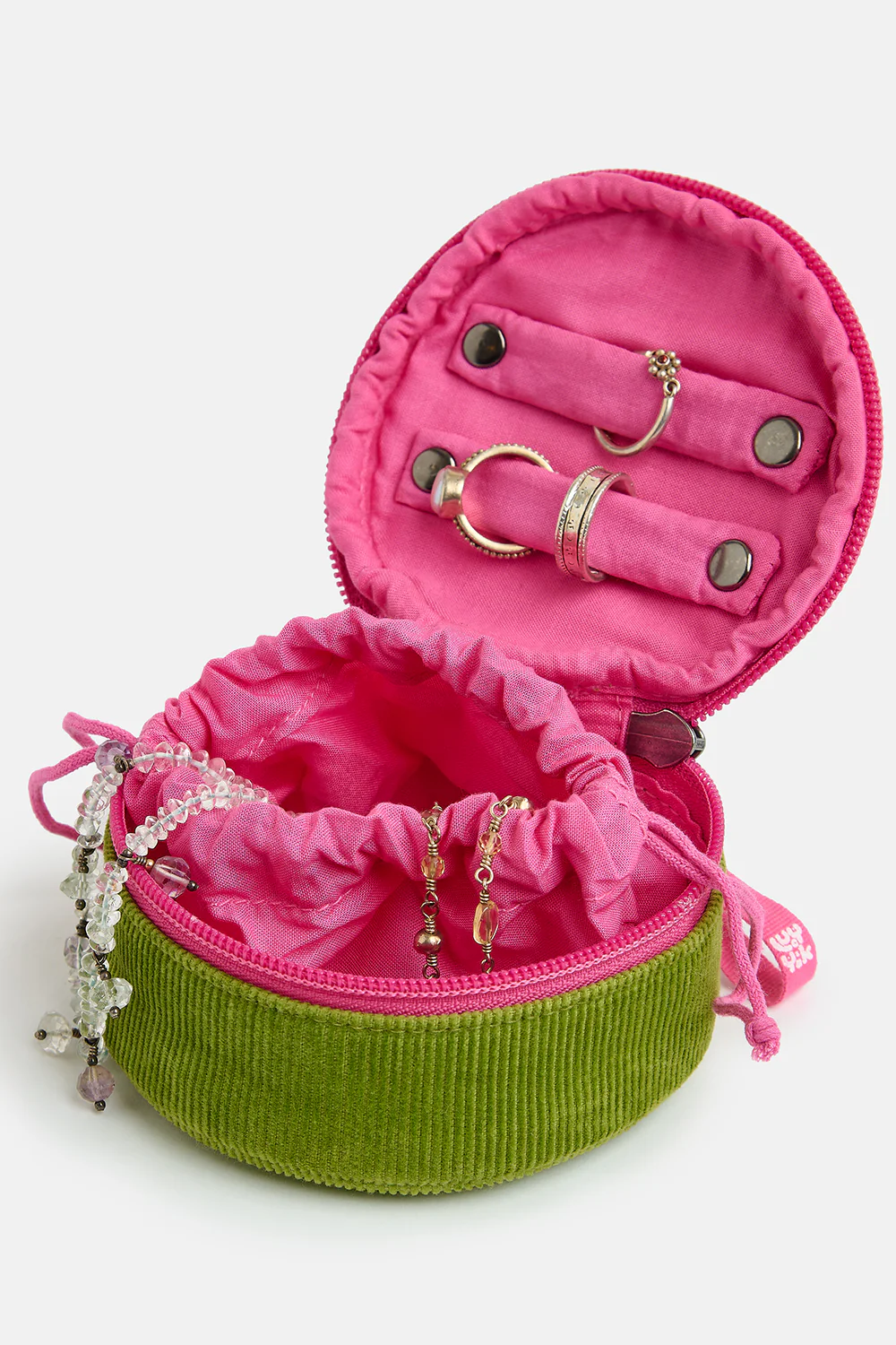 Rouen - Jewellery Case in Lima Bean Green