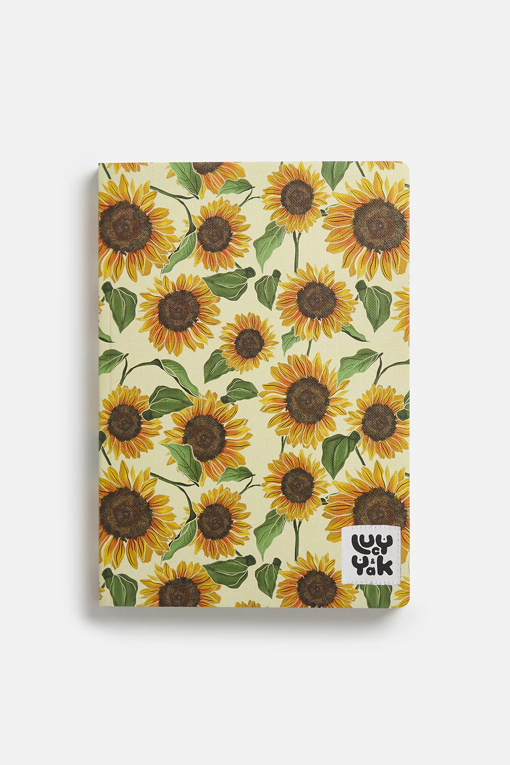 Nori - Notebook in Ecru Sunflower Print