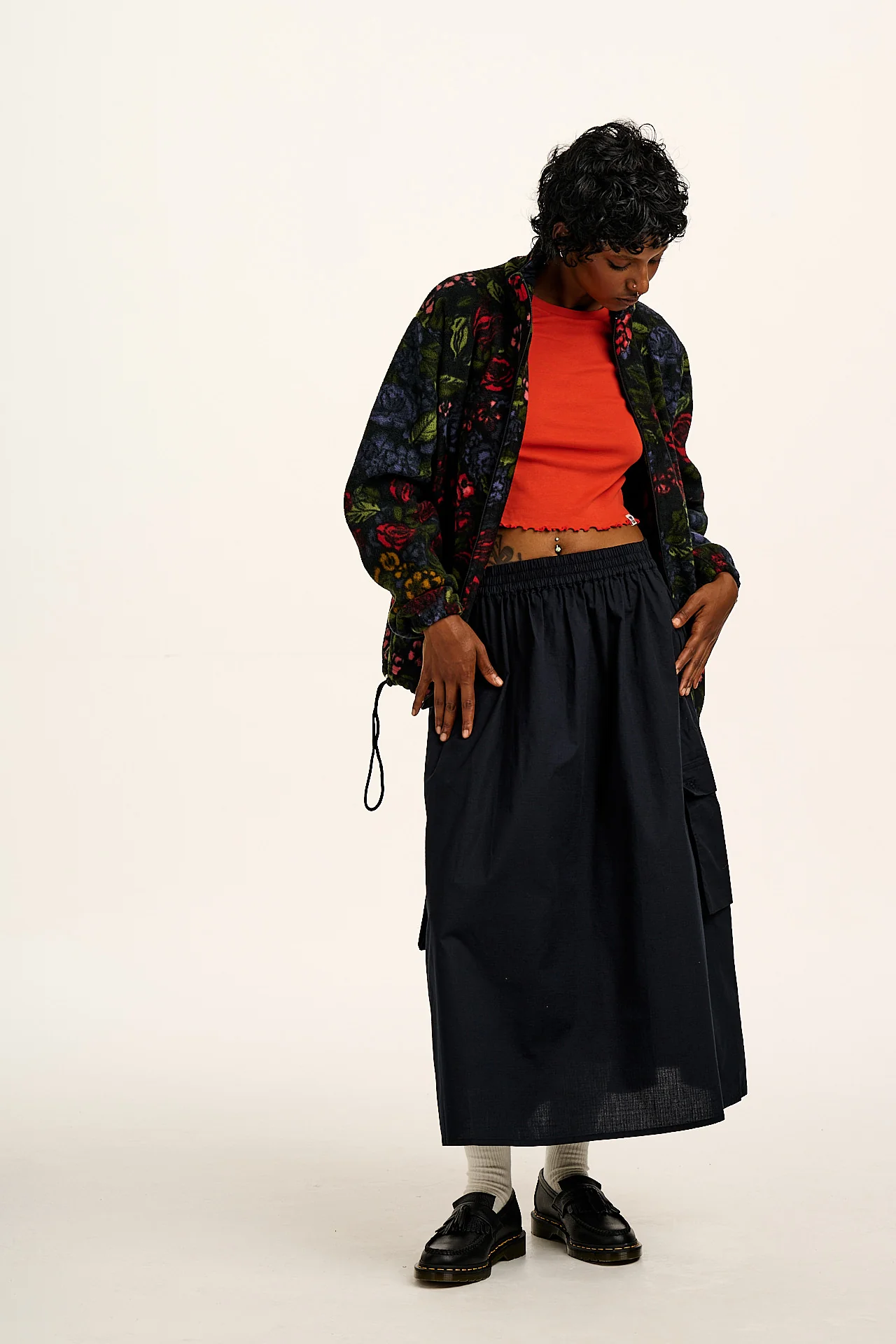 Nicks - Full Zip Polar Fleece in Maria Print