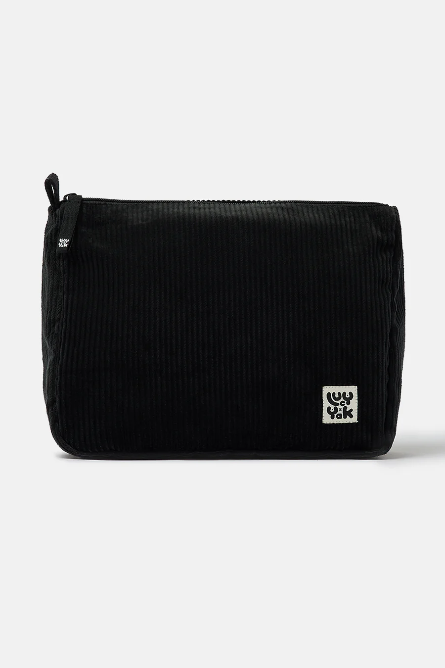 Malina - Corduroy Washbag in Black