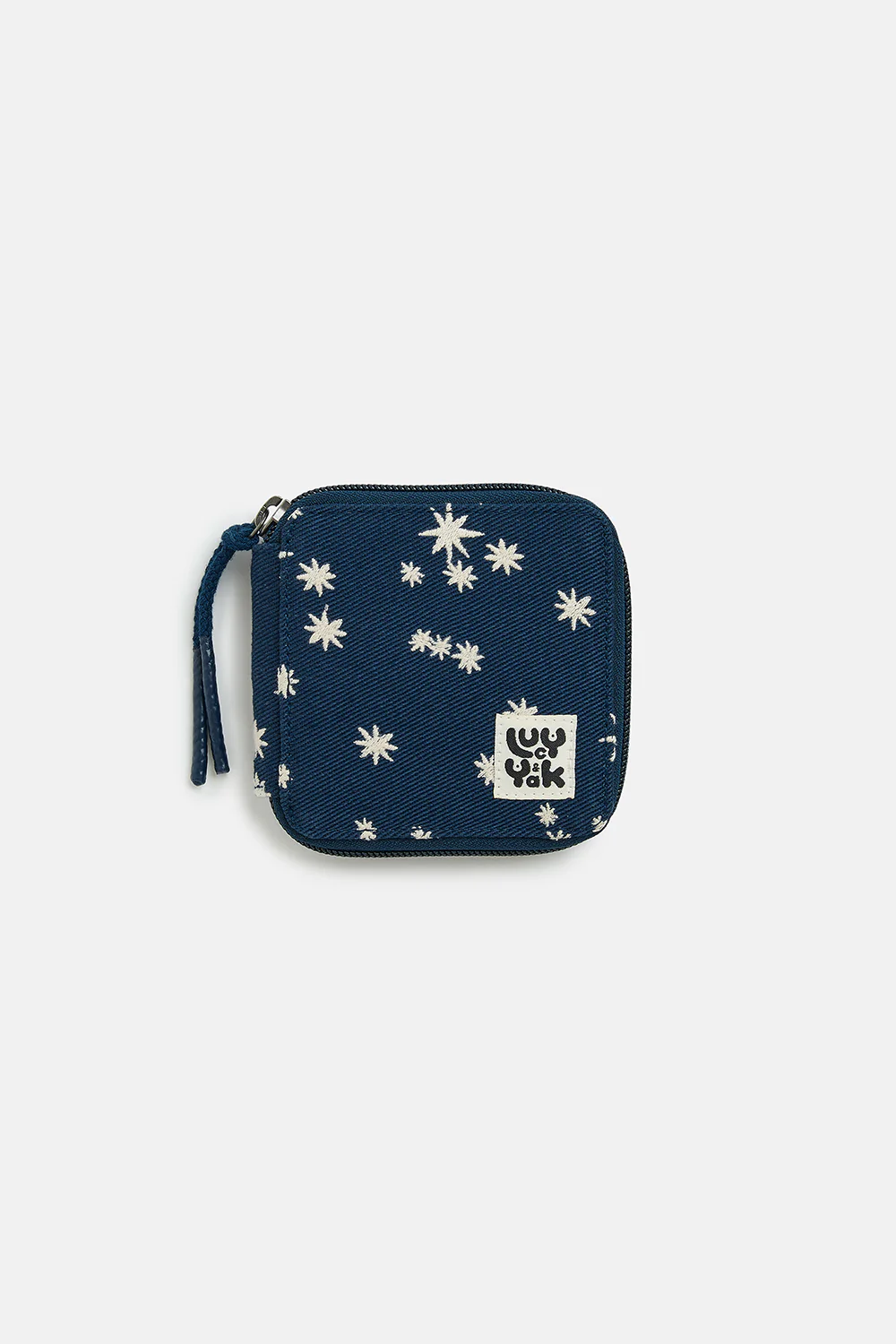 Eve - Purse in Navy with Star Embroidery