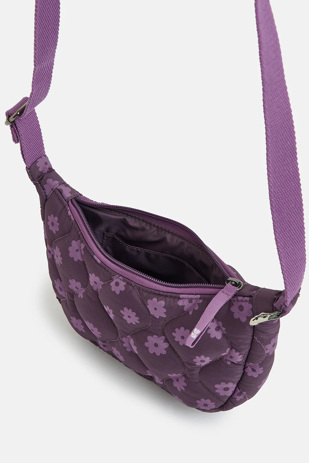Reims -  Crossbody Bag in Purple Delano Floral Print