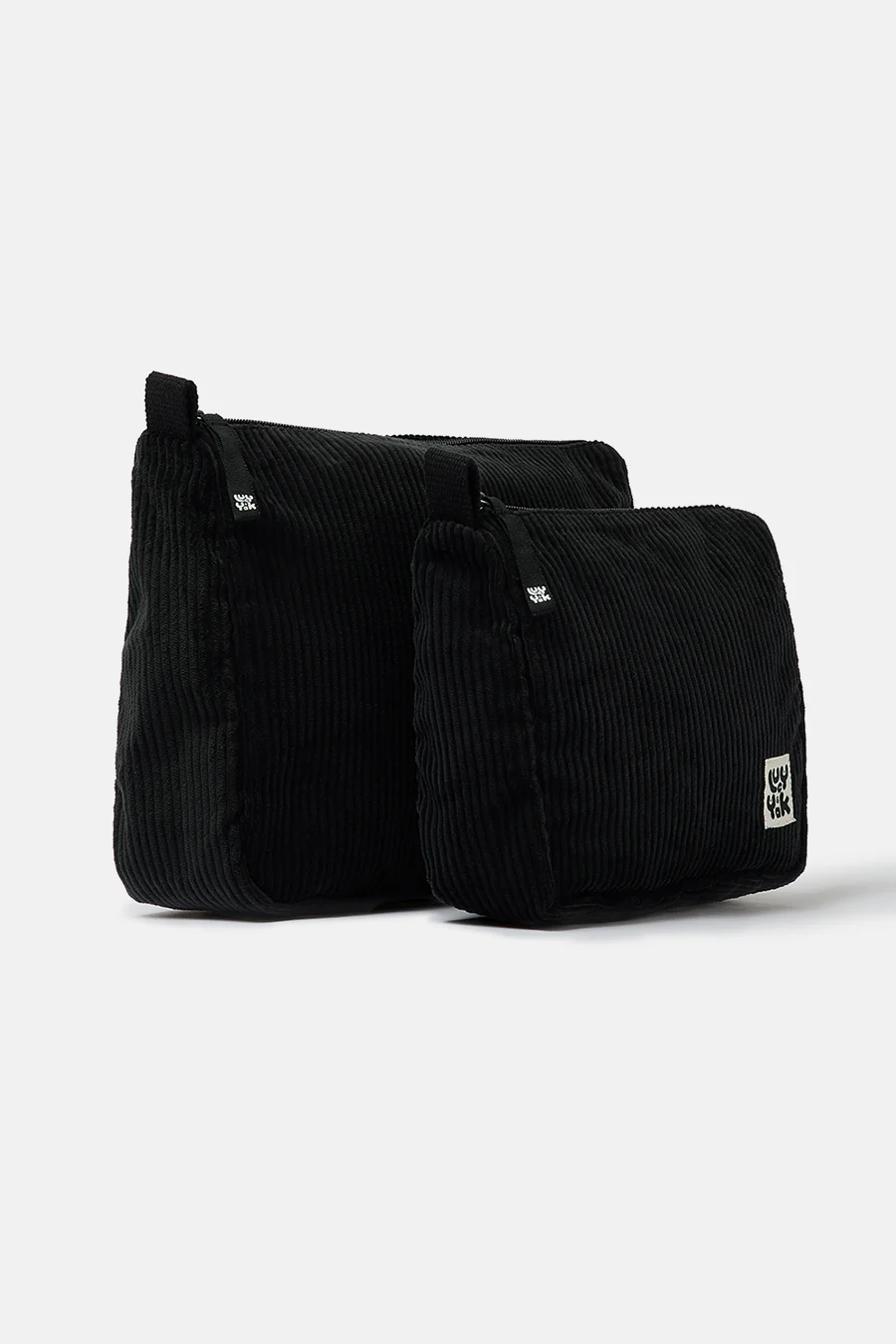 Malina - Corduroy Washbag in Black