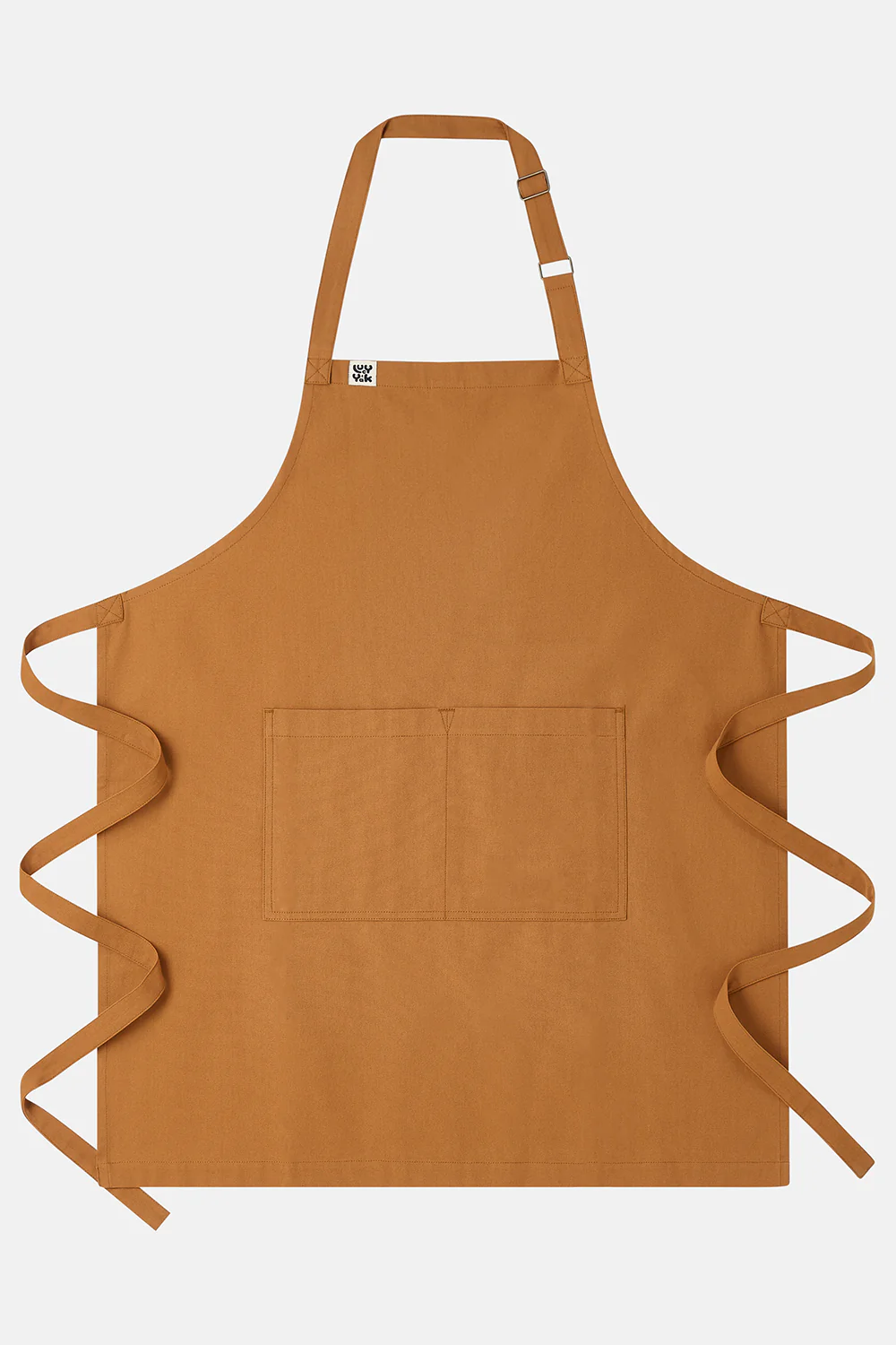 Amaia - Midweight Cotton Apron in Tan
