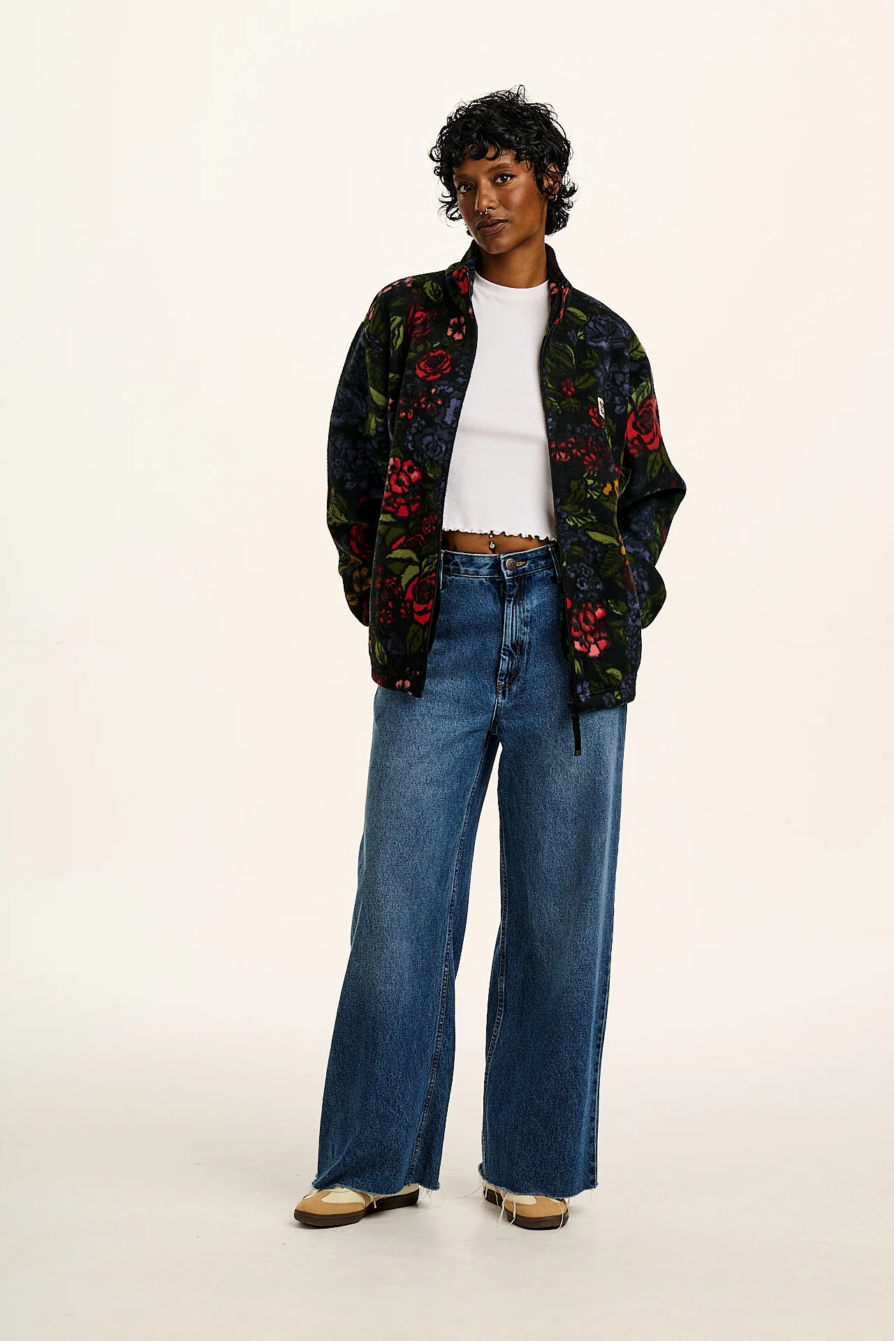 Nicks - Full Zip Polar Fleece in Maria Print