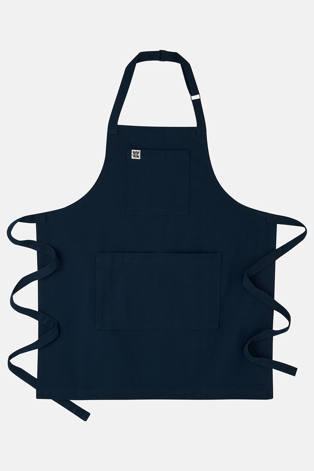 Ada - Heavyweight Cotton Apron in Navy Blue