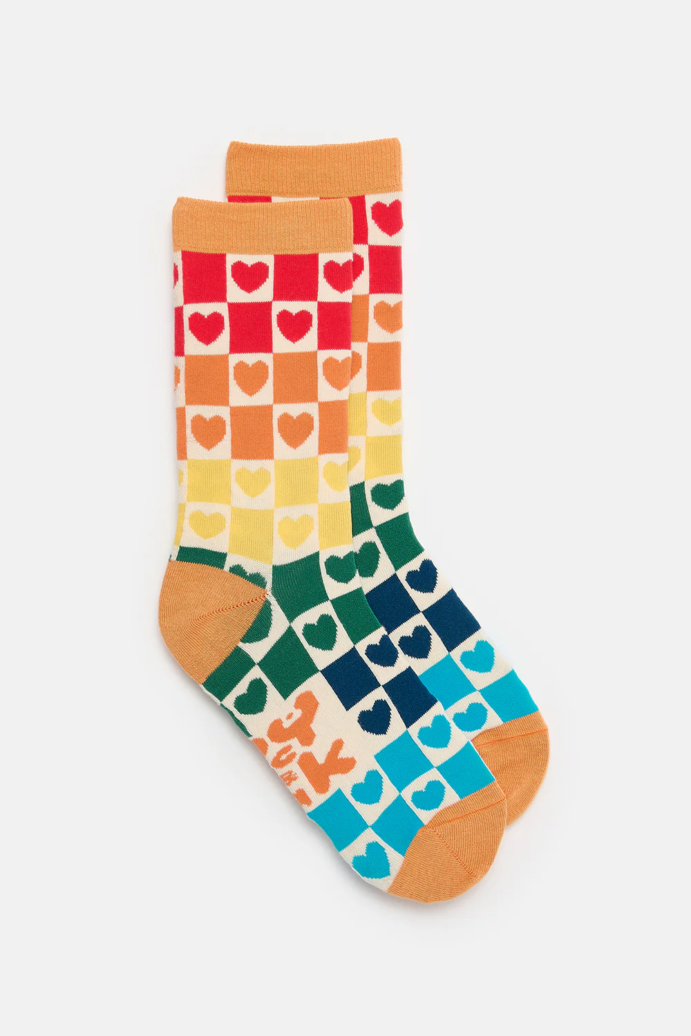 JoJo - Cotton Socks in Heart to Heart Print