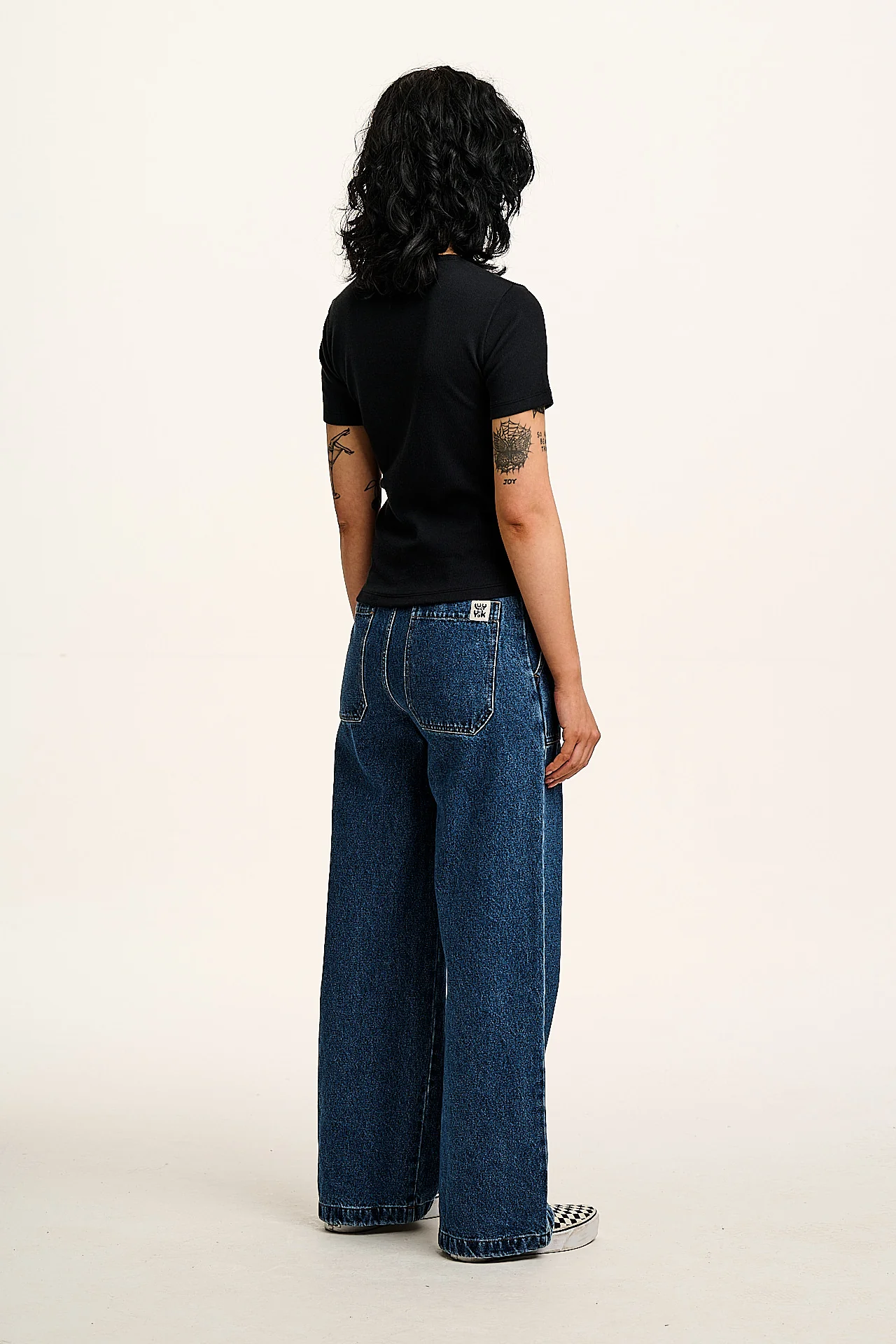 Gracie -  Cotton Tee in Black