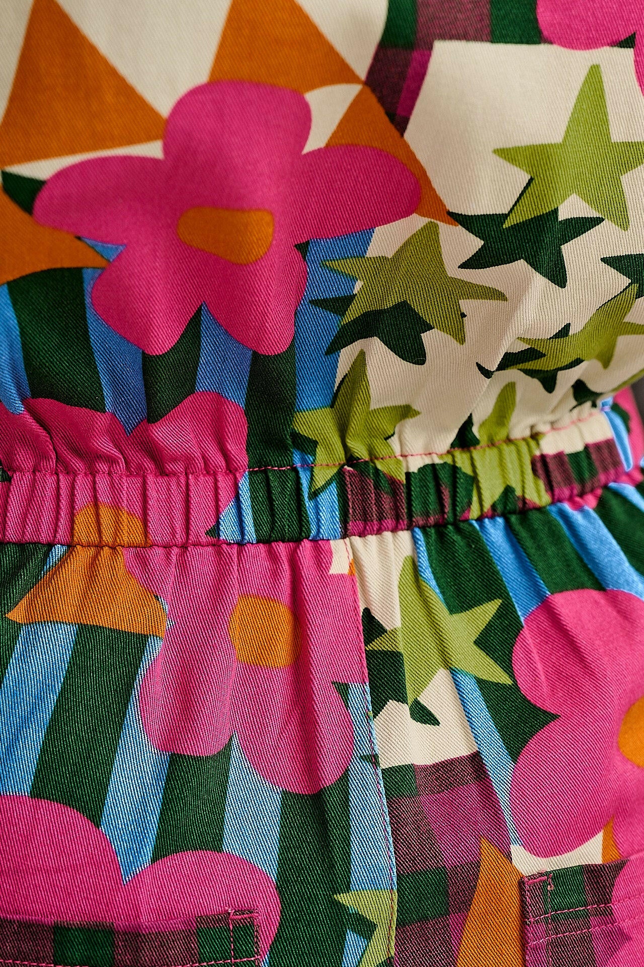 Ragan - Cotton Jumpsuit in Young at Heart Print