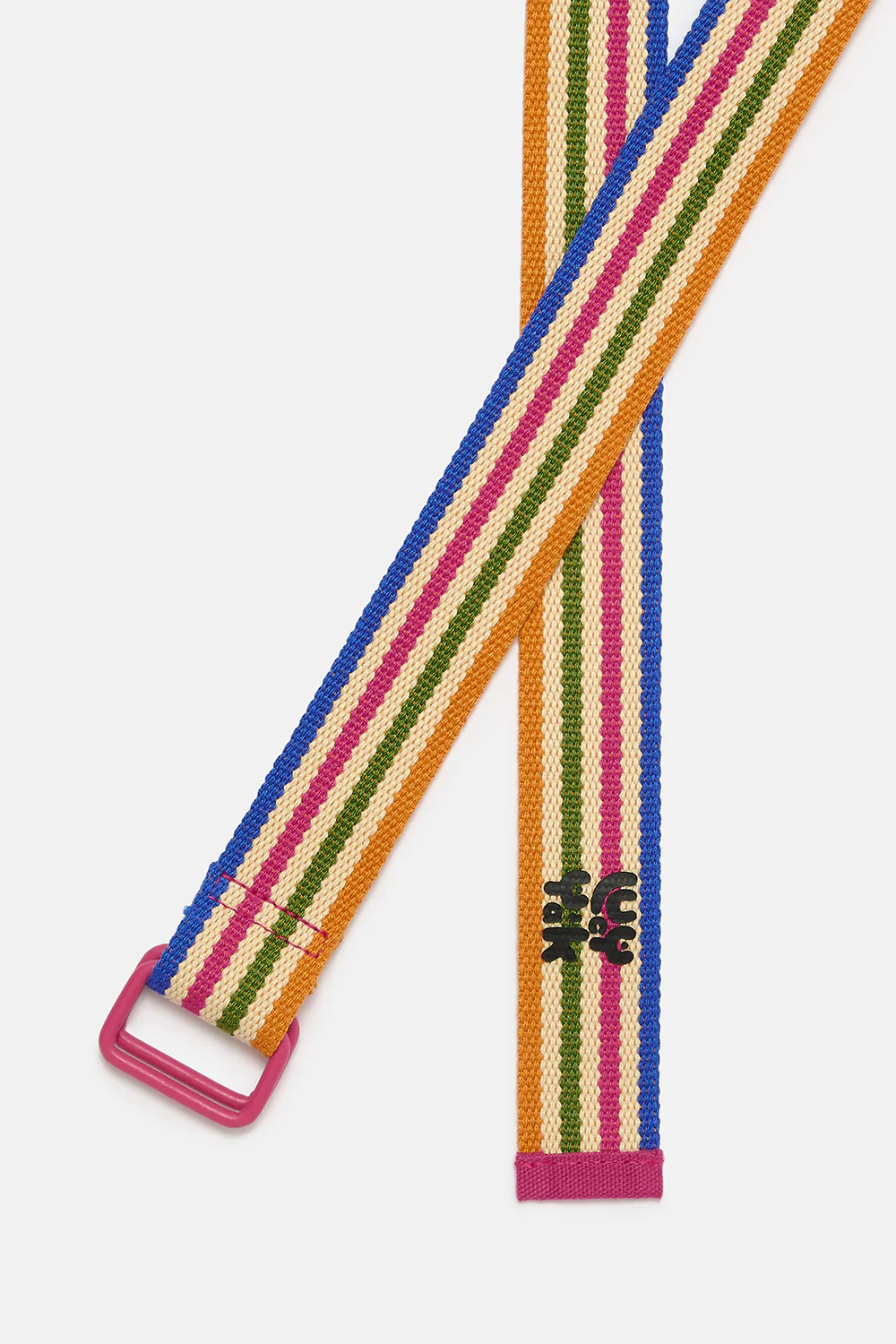 Flynn - D-Ring Cotton Belt in Rainbow Refresh