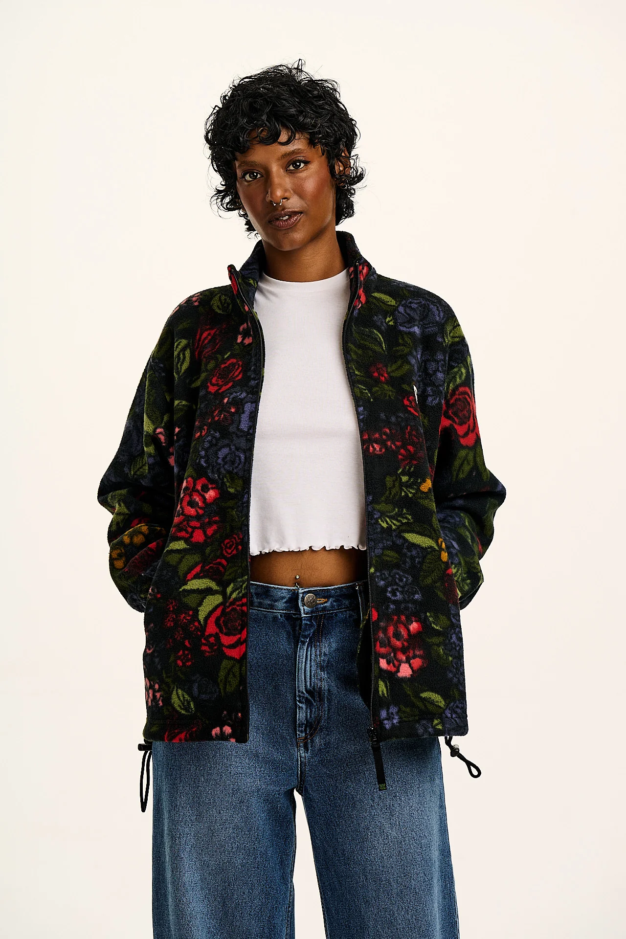 Nicks - Full Zip Polar Fleece in Maria Print