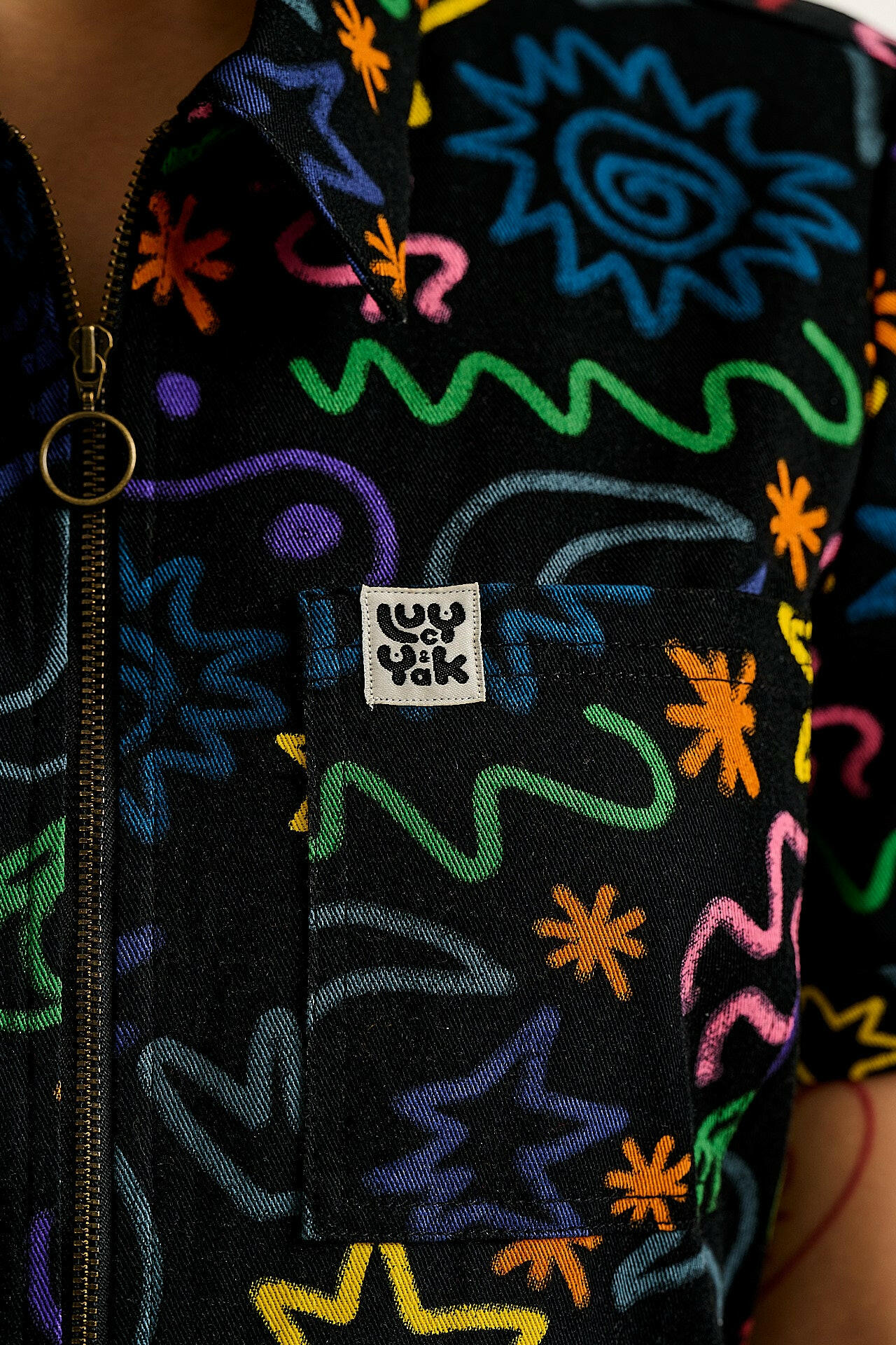 Ragan - Cotton Jumpsuit in Apollo Print