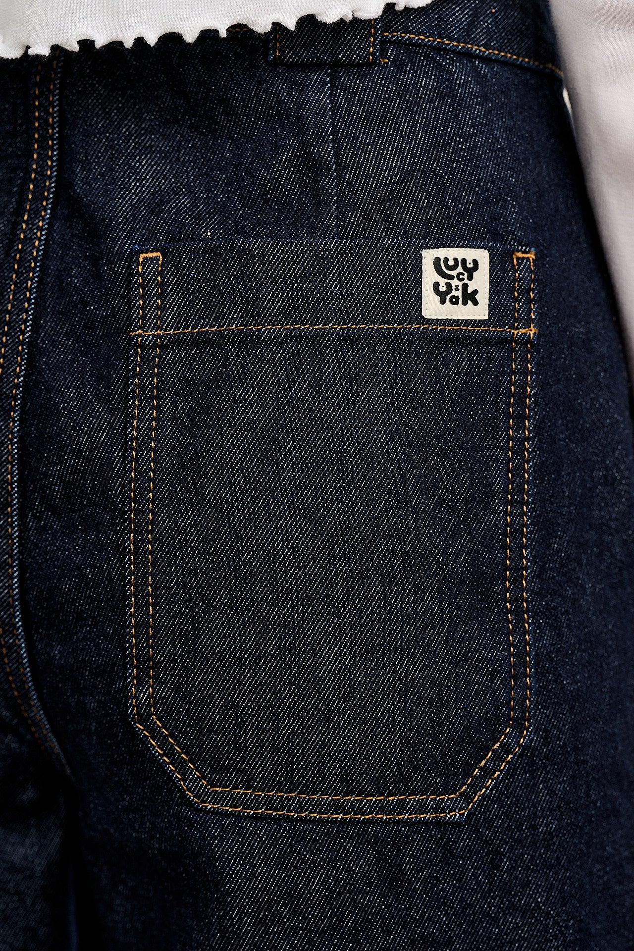 Delores - Wide Leg Denim Jeans in Indigo