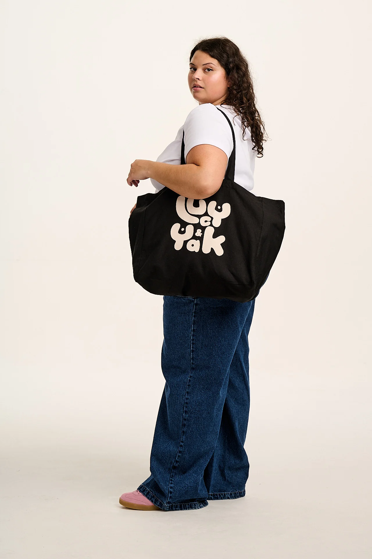 Large Tote Bag in Black