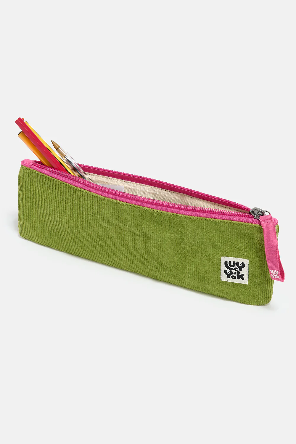 Pierra - Pencil Case Pouch in Lima Bean Green