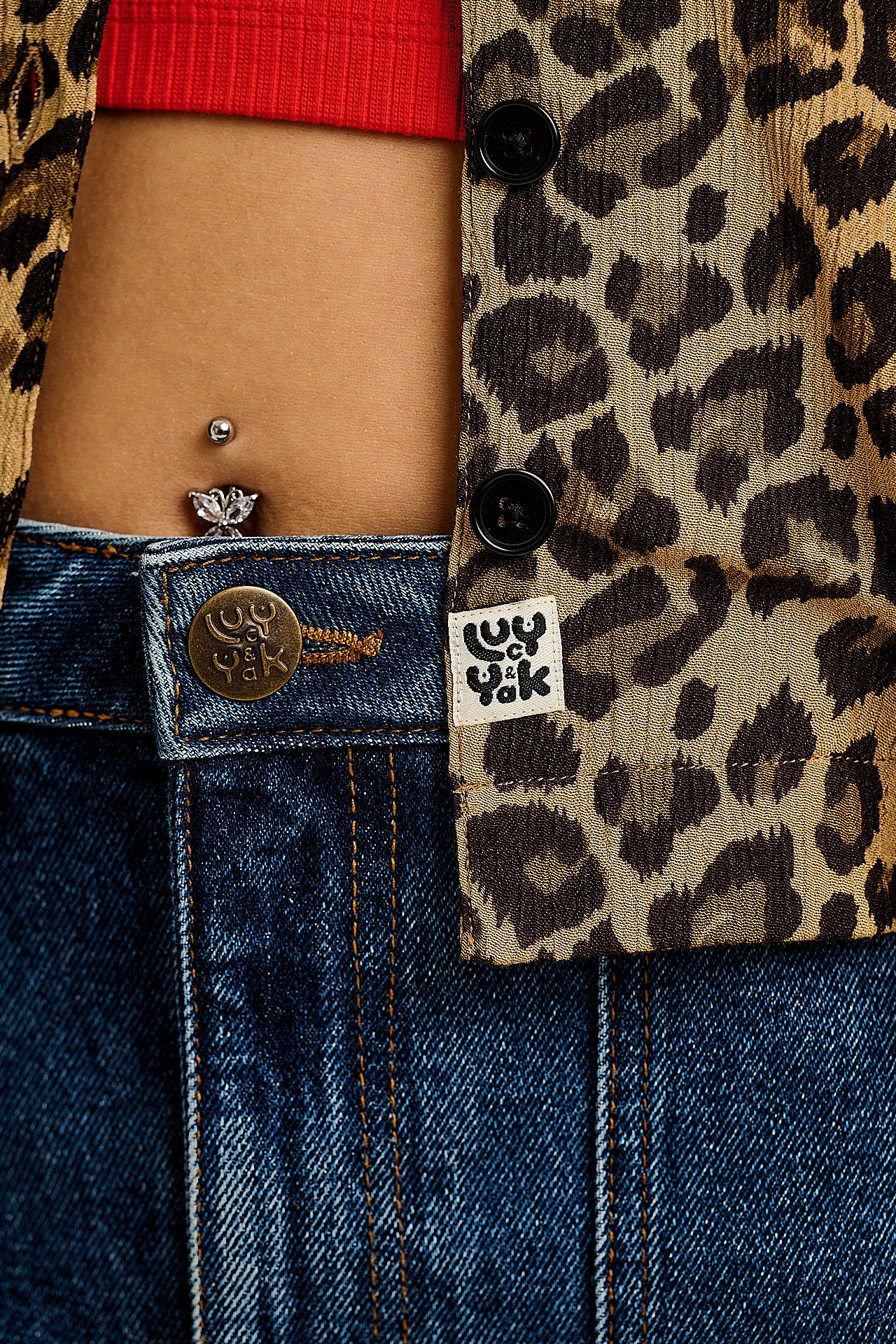 Alfie - Short Sleeve Shirt in Leopard Print