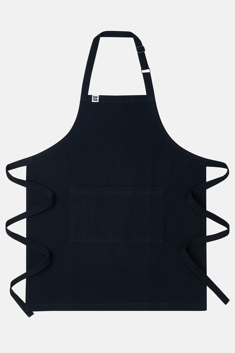 Amaia - Heavyweight Cotton Apron in Black