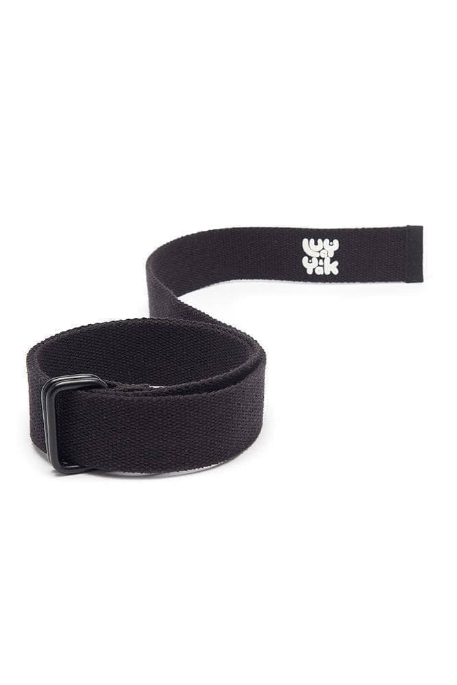 Flynn - D-Ring Cotton Webbing Belt in Black