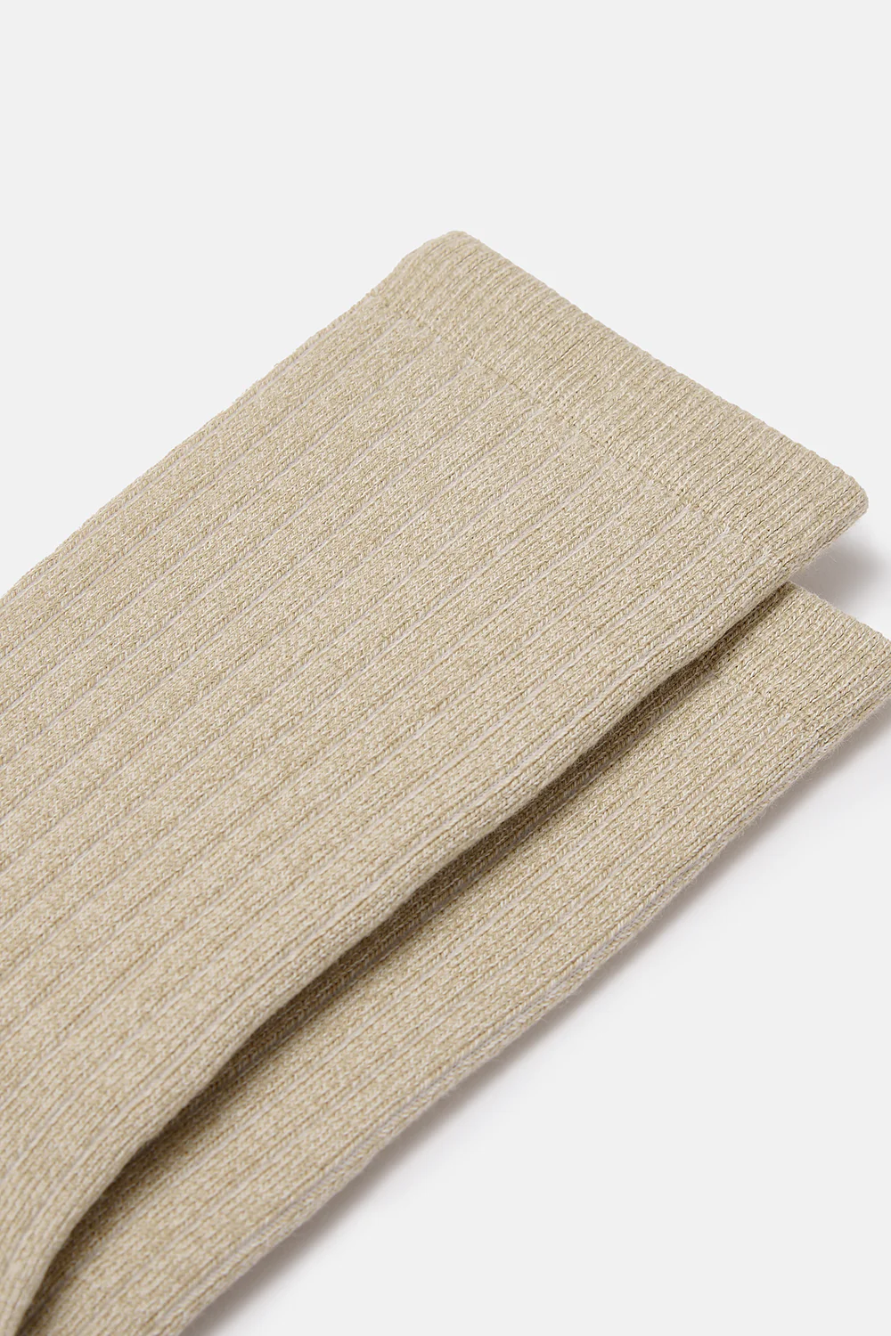 Sienna - Thick Cotton Socks in Ecru Marl